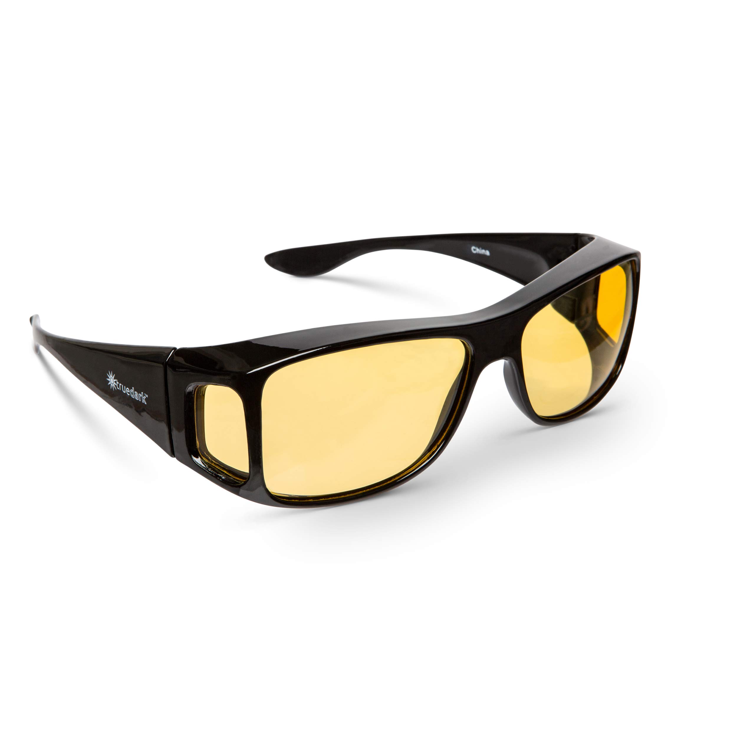 TrueDark Daylights Amber Blue Light Blocking Glasses for Men & Women - Reduce Eye Strain, UV Glare, Headaches - Perfect for Computer Work, Gaming, TV Watching & Phone Use - Anti-Fatigue Eyewear by Dave Asprey