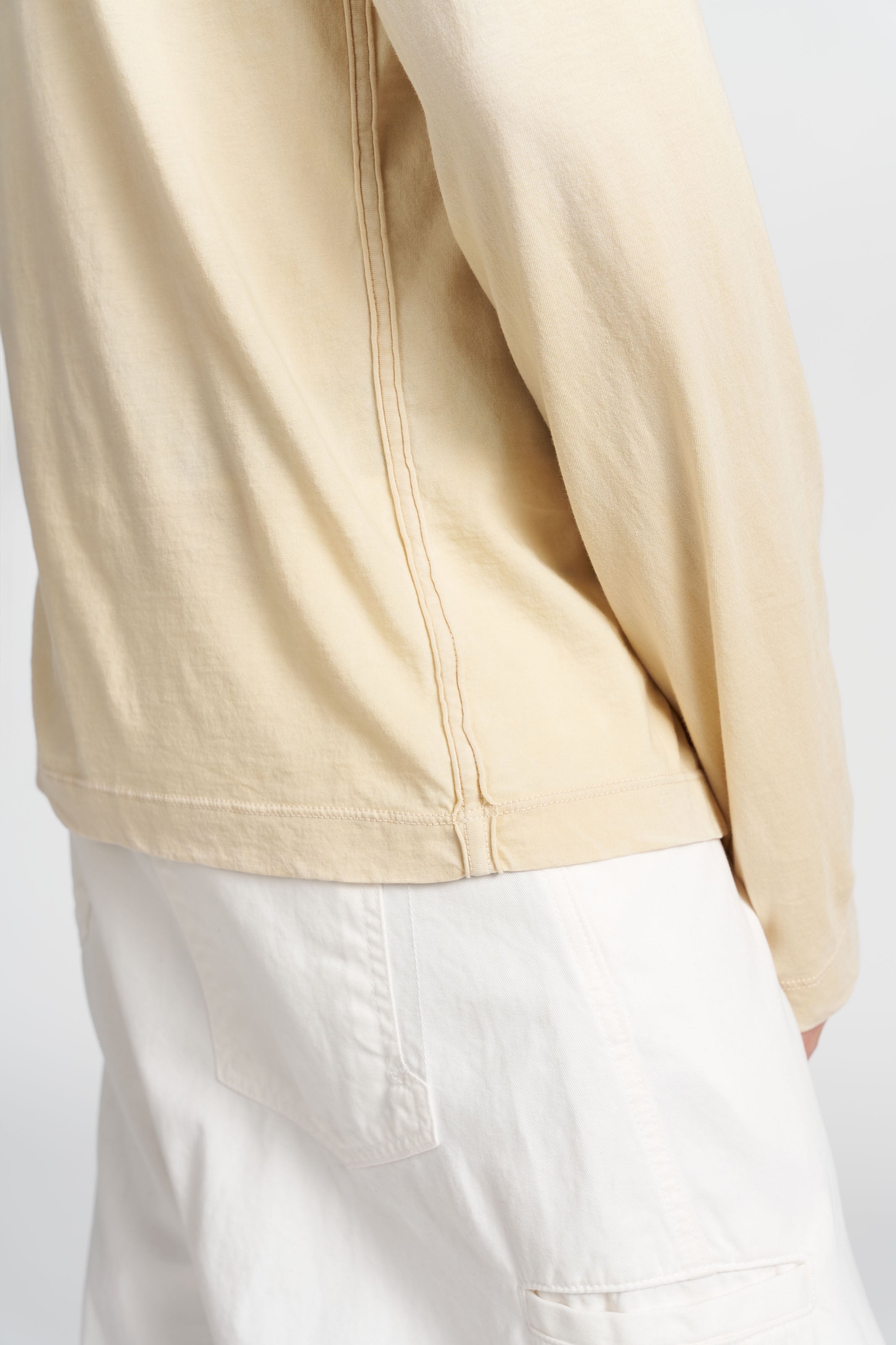 Classic Crew Neck Long Sleeve Cotton Shirt for Men - Comfortable Casual & Business Wear - Perfect for Office, Dating & Outdoor Activities