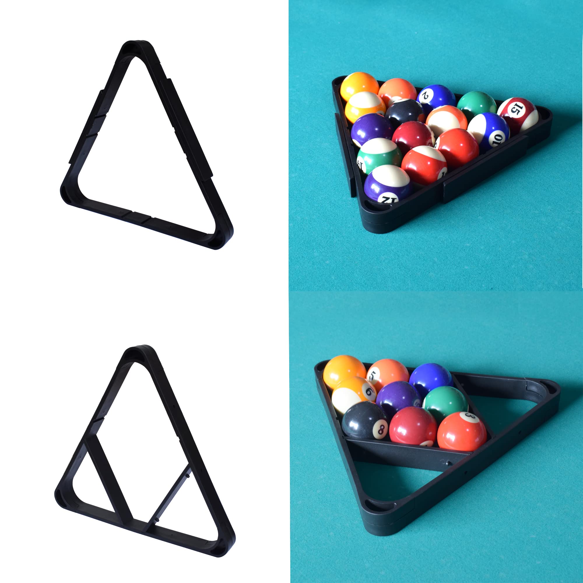 Premium Billiard Accessory Kit Set - Complete Pool Table Accessories with Cue Rack, Triangle, Chalk & More | Perfect for Home Game Rooms, Bars & Professional Pool Halls