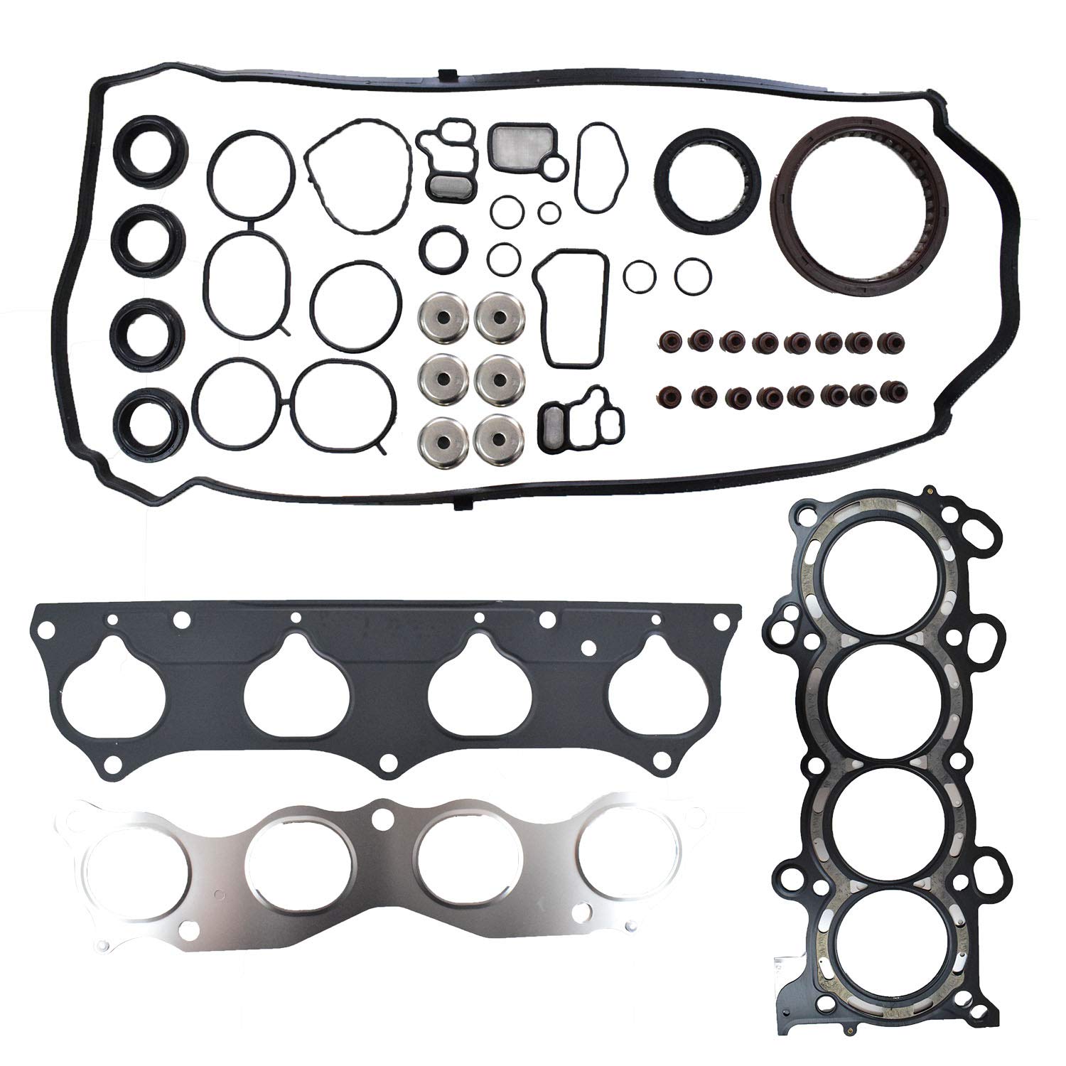 Honda CRV 2002-2006 Engine Valve Cover Gasket Set with Spark Plug Tube Seals & Grommets - Perfect for DIY Car Repair & Engine Maintenance