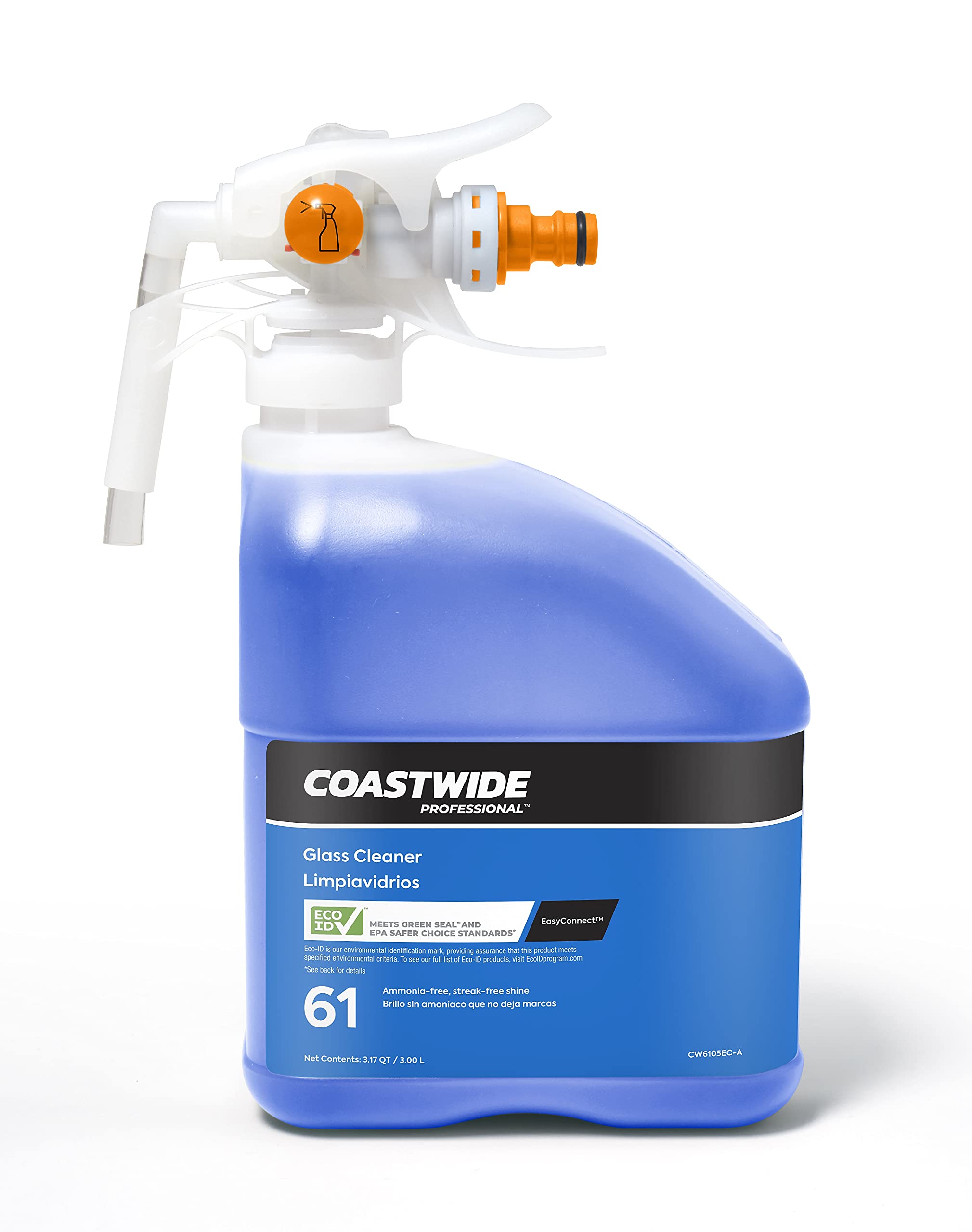 Best Professional Glass Cleaner Spray - Streak-Free Formula for Windows, Mirrors & Screens - Ideal for Home, Office & Car Cleaning