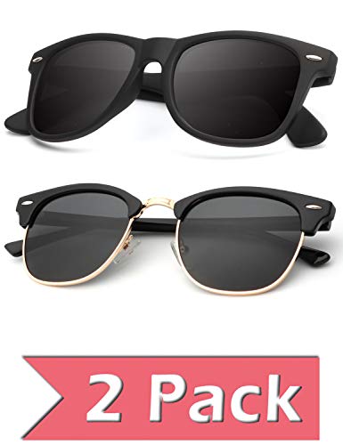 E01-(2 Pack) Black/Black