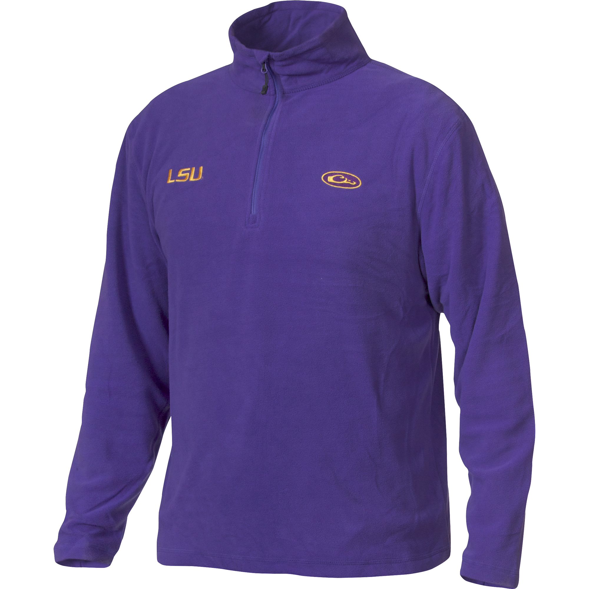 LSU Tigers Camp Fleece 1/4 Zip Pullover - Soft & Warm Quarter-Zip Sweatshirt for Men & Women - Perfect for Game Day, Tailgating & Outdoor Activities
