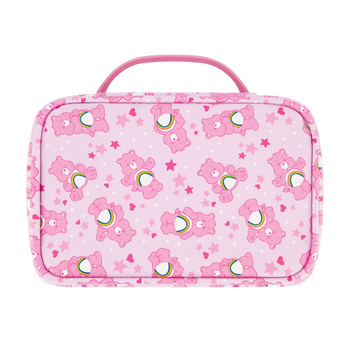 Care Bears Cheer Bear 2-Piece Travel Cosmetic Bag Set - Perfect for Makeup Storage & Travel Accessories Organization