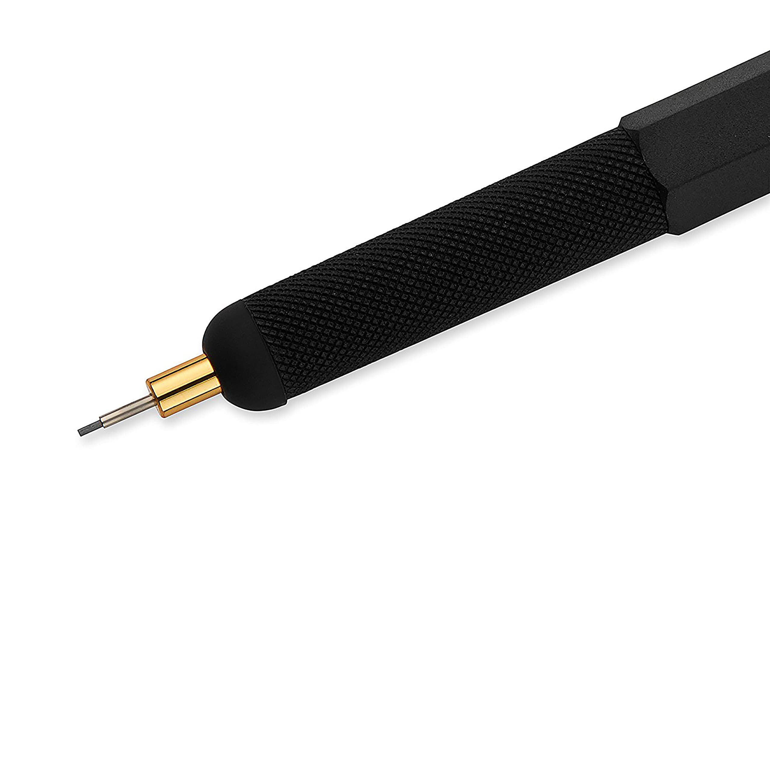 Rotring 800+ 0.5mm Mechanical Pencil with Touchscreen Stylus - Black Drafting Pencil for Engineers, Architects & Artists - Perfect for Sketching, Note-Taking & Digital Design