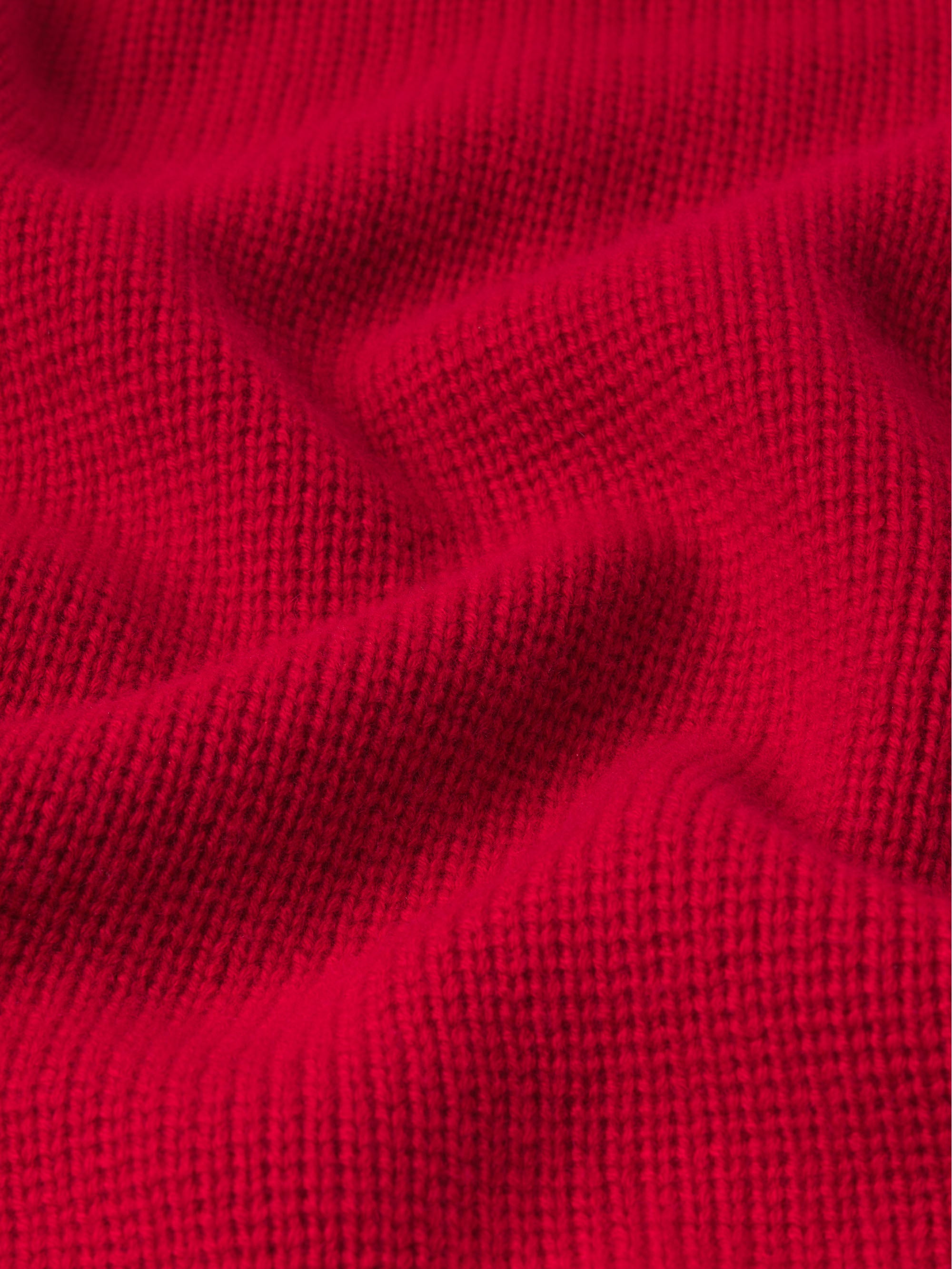 Chunky Knit Sweater Women's Spring Red Oversized Pullover - Cozy Casual Wear for Outdoors & Relaxation
