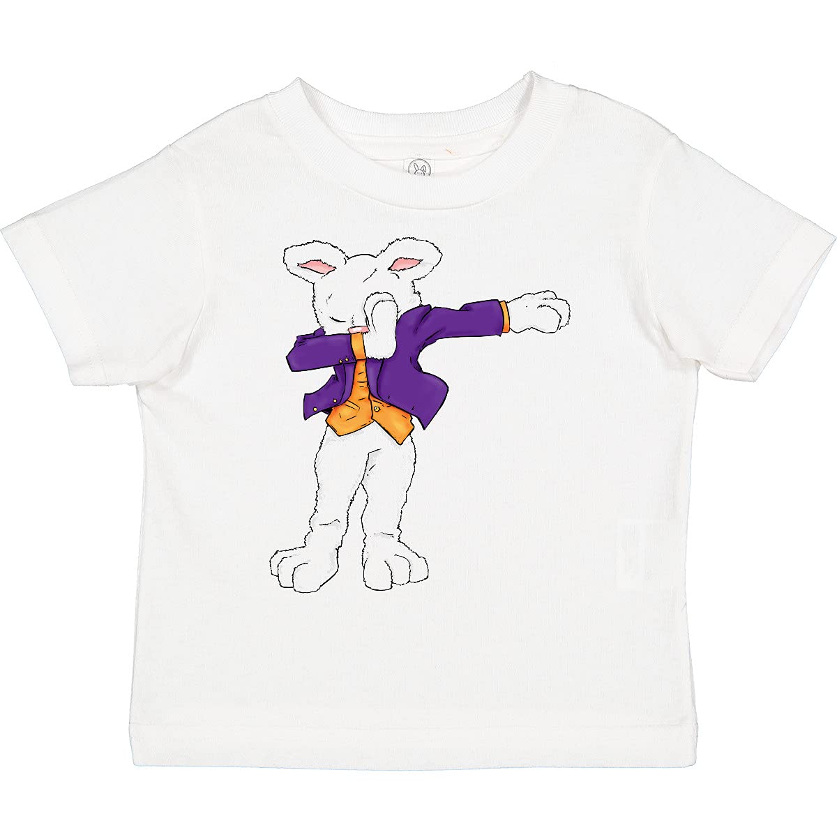 Inktastic Easter Bunny Dab Toddler T-Shirt - Cute Easter Outfit for Kids, Fun Holiday Party Wear