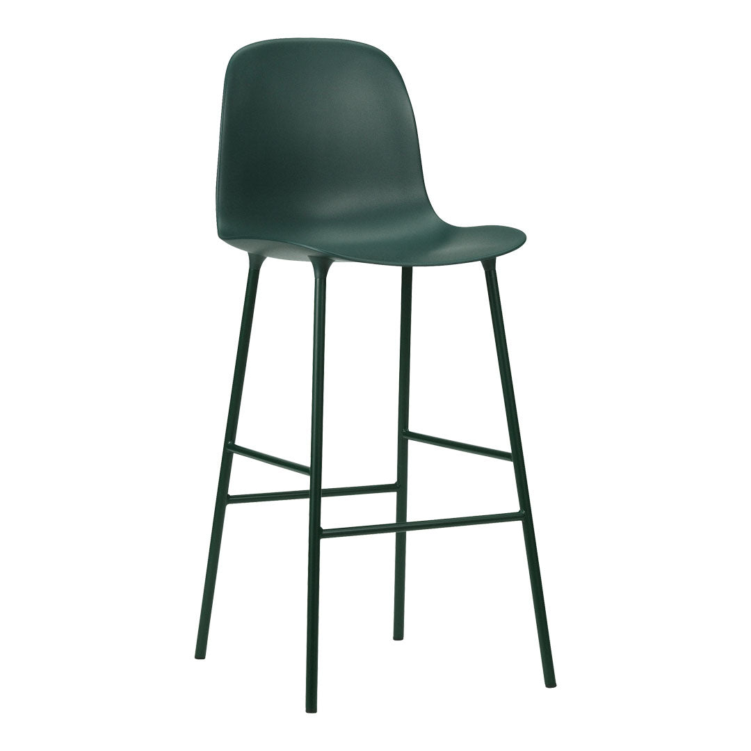 Simon Legald Form Bar Chair by Normann Copenhagen - Modern Scandinavian Bar Stool for Kitchen, Dining & Home Decor