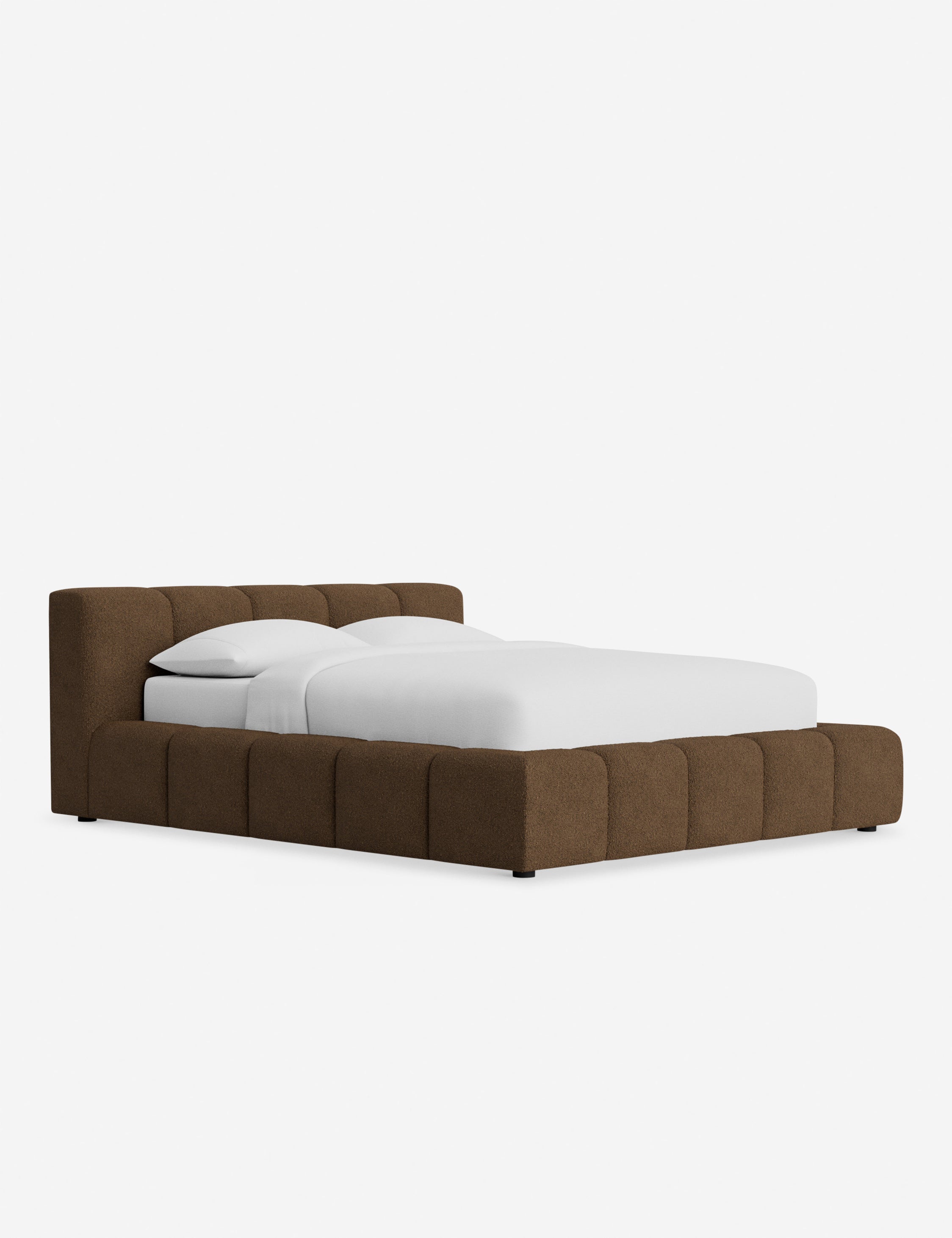 Cambry Platform Bed Frame - Modern Minimalist Wooden Bed with Sturdy Slat Support - Perfect for Bedroom, Guest Room, and Studio Apartments