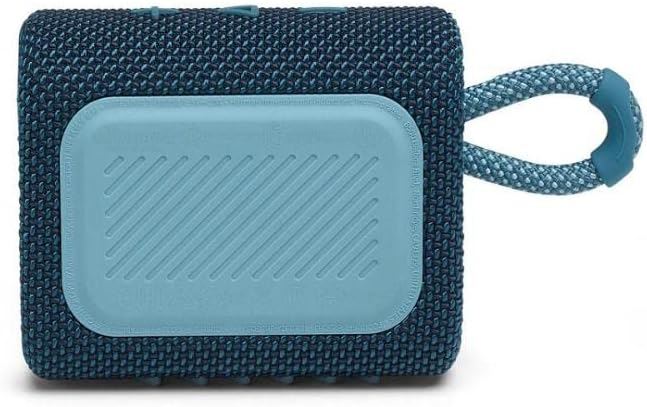 JBL Go 3 Portable Bluetooth Speaker - Wireless, Waterproof, 5 Hours Playtime - Perfect for Outdoor, Beach, Pool & Travel (Blue) - JBLG03BLU