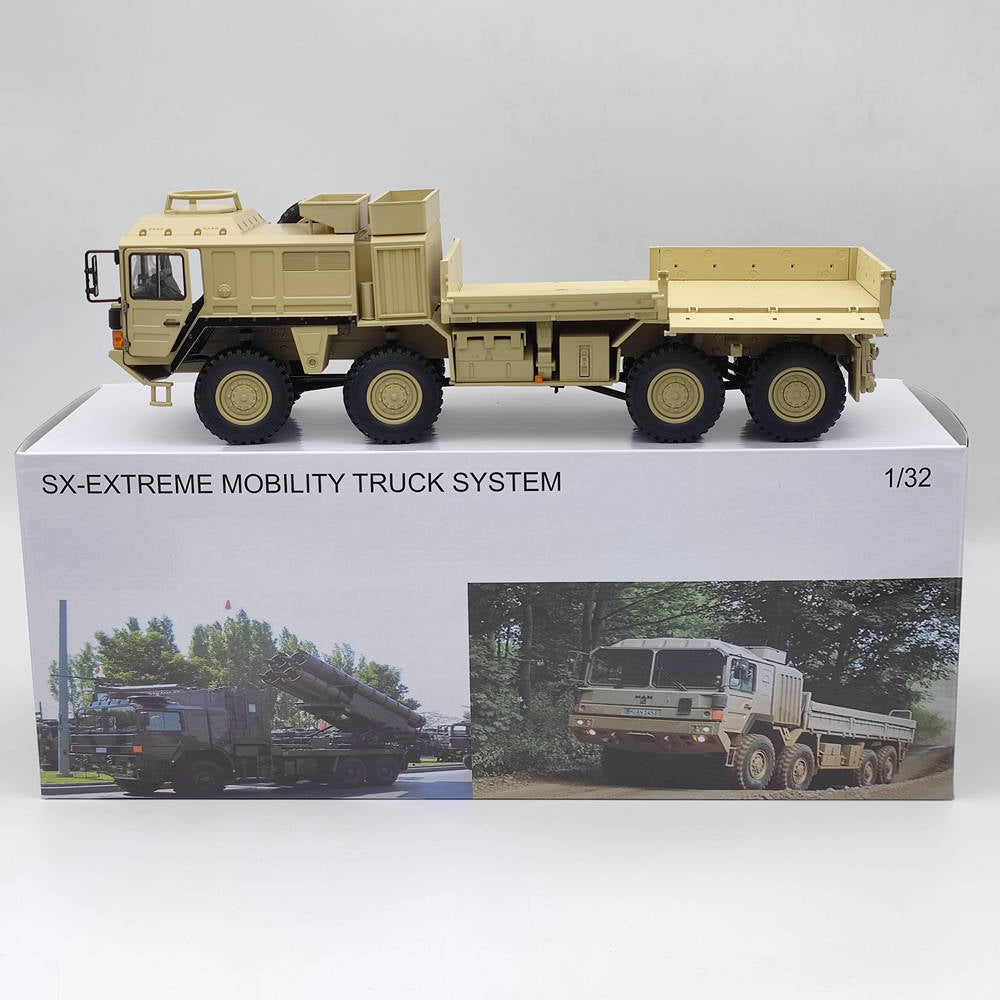 1/32 Scale MAN SX Extreme Mobility Truck Diecast Model Car - Yellow Collectible Toy for Adults & Kids | Perfect for Display, Gifts & Diecast Collections
