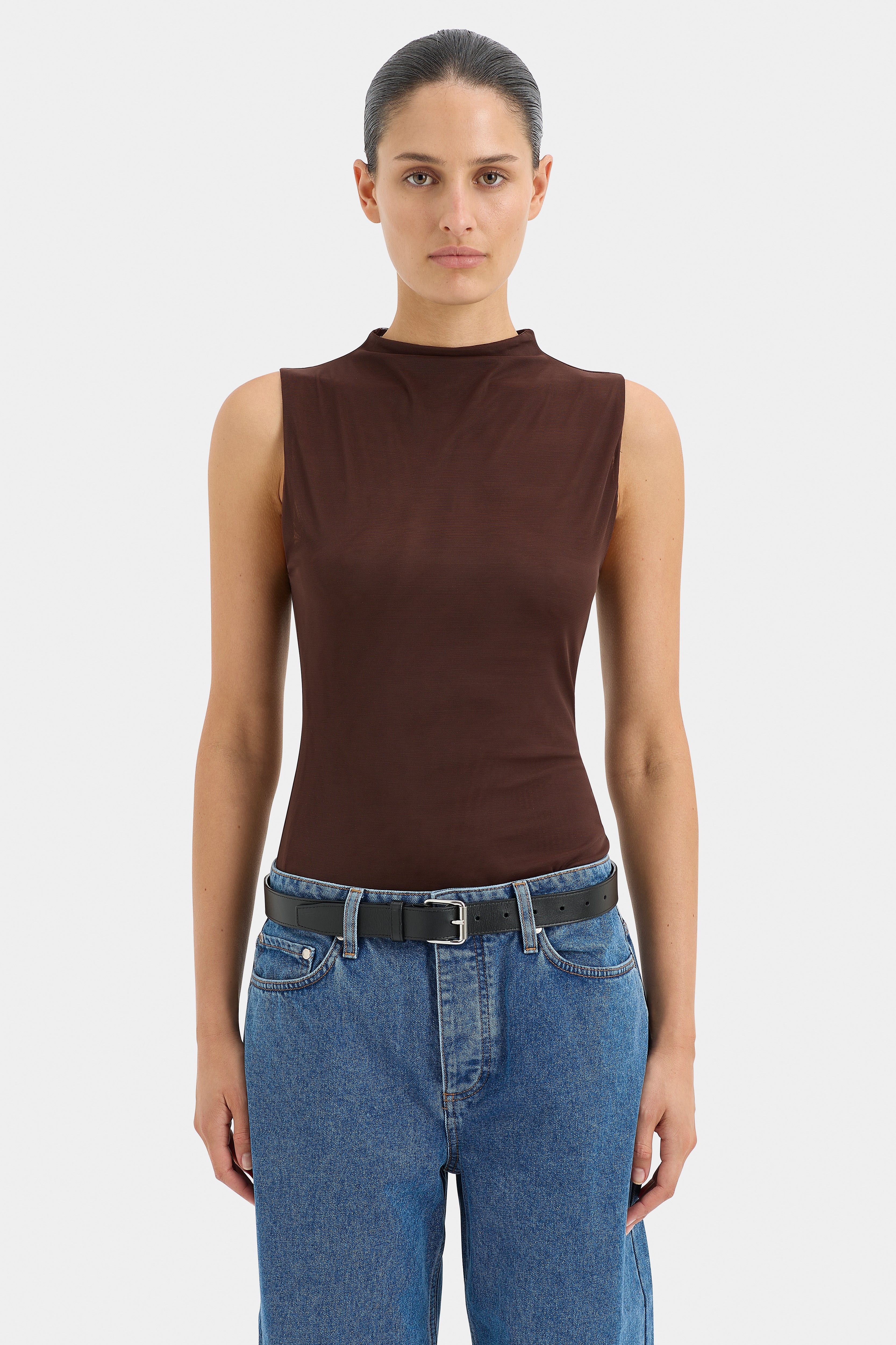 Jacques Mesh Tank Top for Women - Breathable Summer Fashion Tops - Perfect for Gym, Yoga, Beach & Casual Wear
