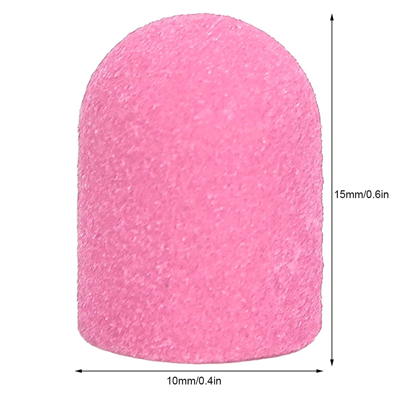 Premium Nail Sanding Head for Professional & Home Manicures - High Strength, Lightweight Nail Polishing Buffer (Pink) | Perfect for DIY Nail Care, Salon Use & At-Home Grooming Kits