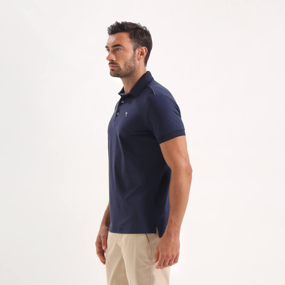 Audience Light HD Jersey Sunblock Polo Shirt - UPF 50+ UV Protection, Breathable & Quick-Dry for Men - Perfect for Golf, Tennis & Outdoor Activities