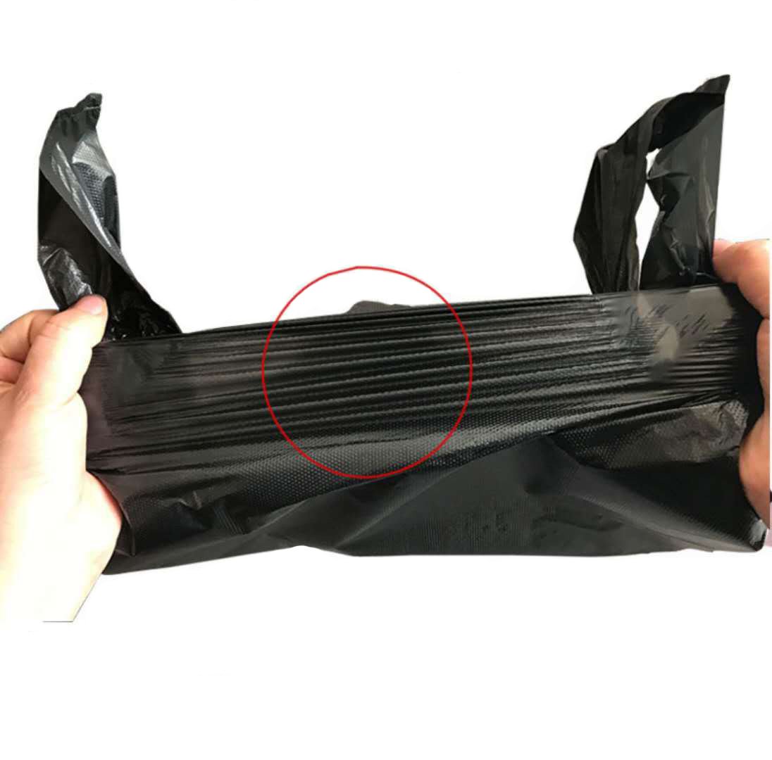 4 Gallon Small Trash Bags with Handles - Extra Thick & Durable Kitchen Trash Can Liners - Perfect for Bedroom, Bathroom, Office Waste Bins (100 Count, Black) | Compact Size for Small Spaces & Easy Disposal