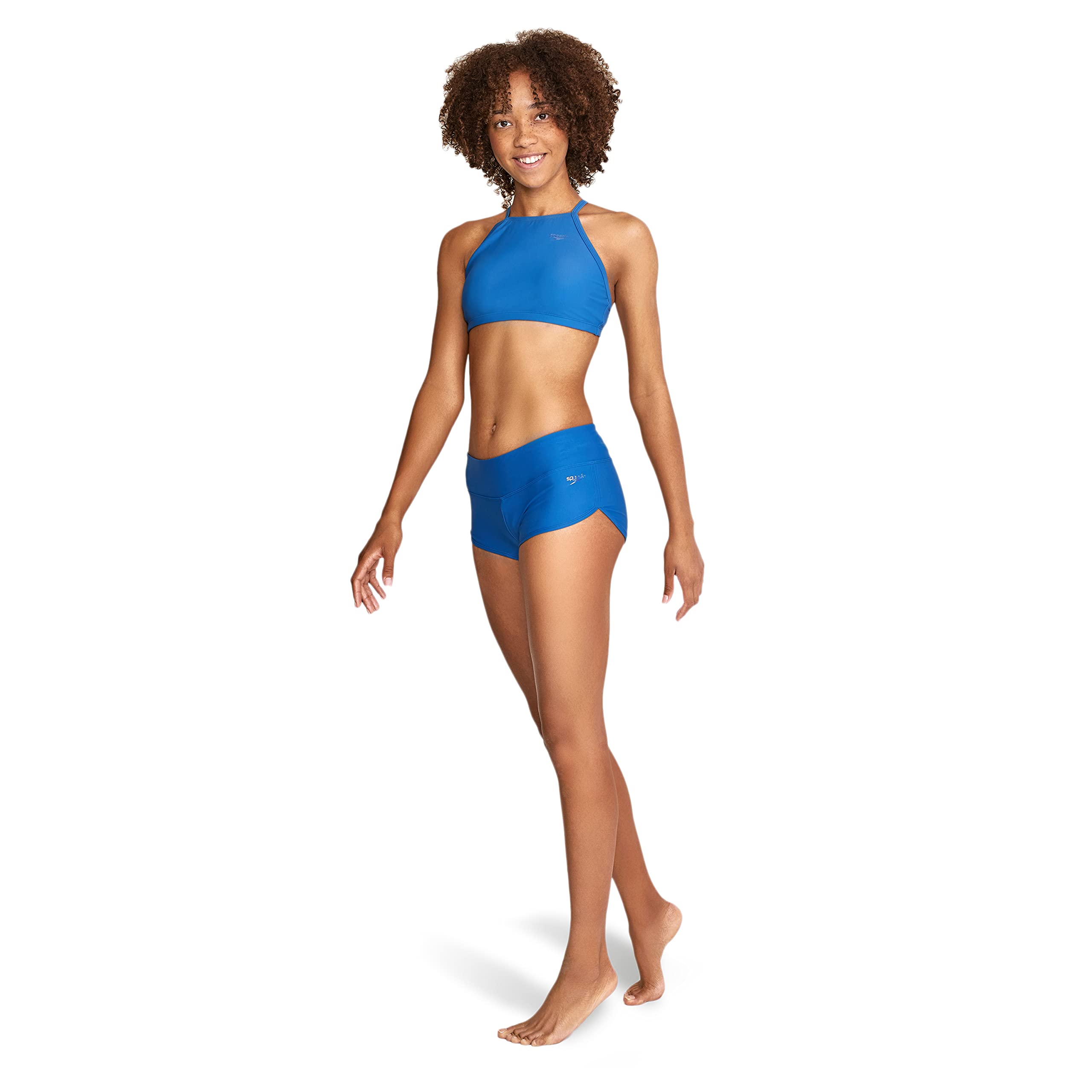 Speedo Women's Boyshort Swim Bottoms - Comfortable & Stylish Swimwear for Women - Perfect for Swimming, Beach & Pool Activities