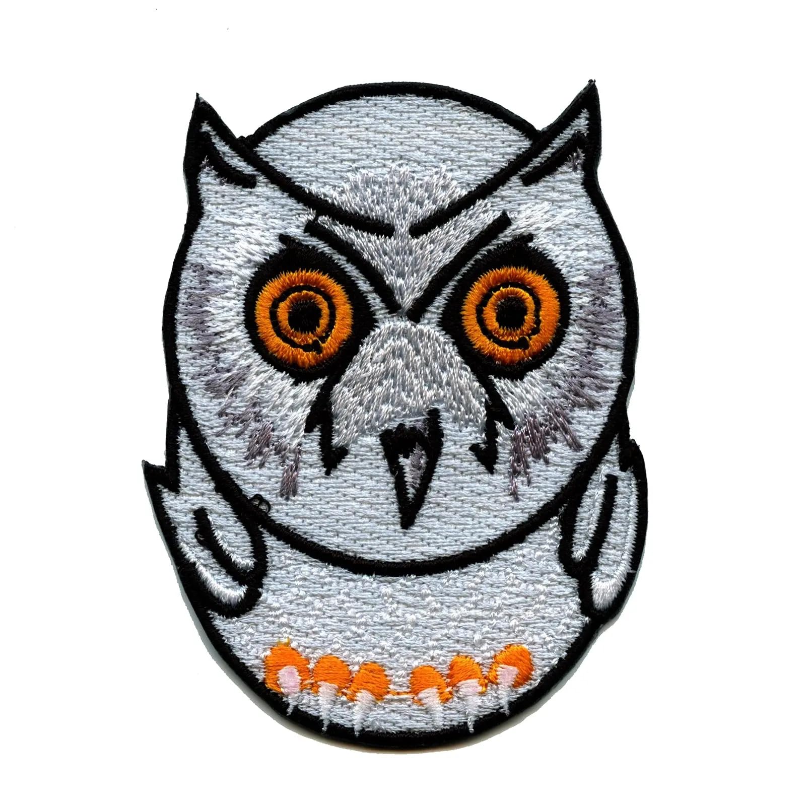 Night Owl Patch Watch - Embroidered Iron On Applique for DIY Clothing, Hats & Bags - Perfect for Night Shift Workers & Astronomy Enthusiasts