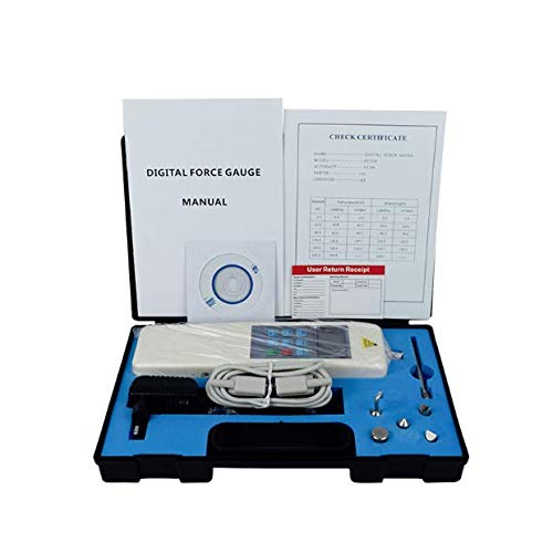 Digital Force Gauge HF-30 - 3 Measurement Units (N, Kg, Lb) Push Pull Tester with RS232 Cable & Software | Precision Dynamometer for Industrial Testing, Quality Control & Lab Measurements