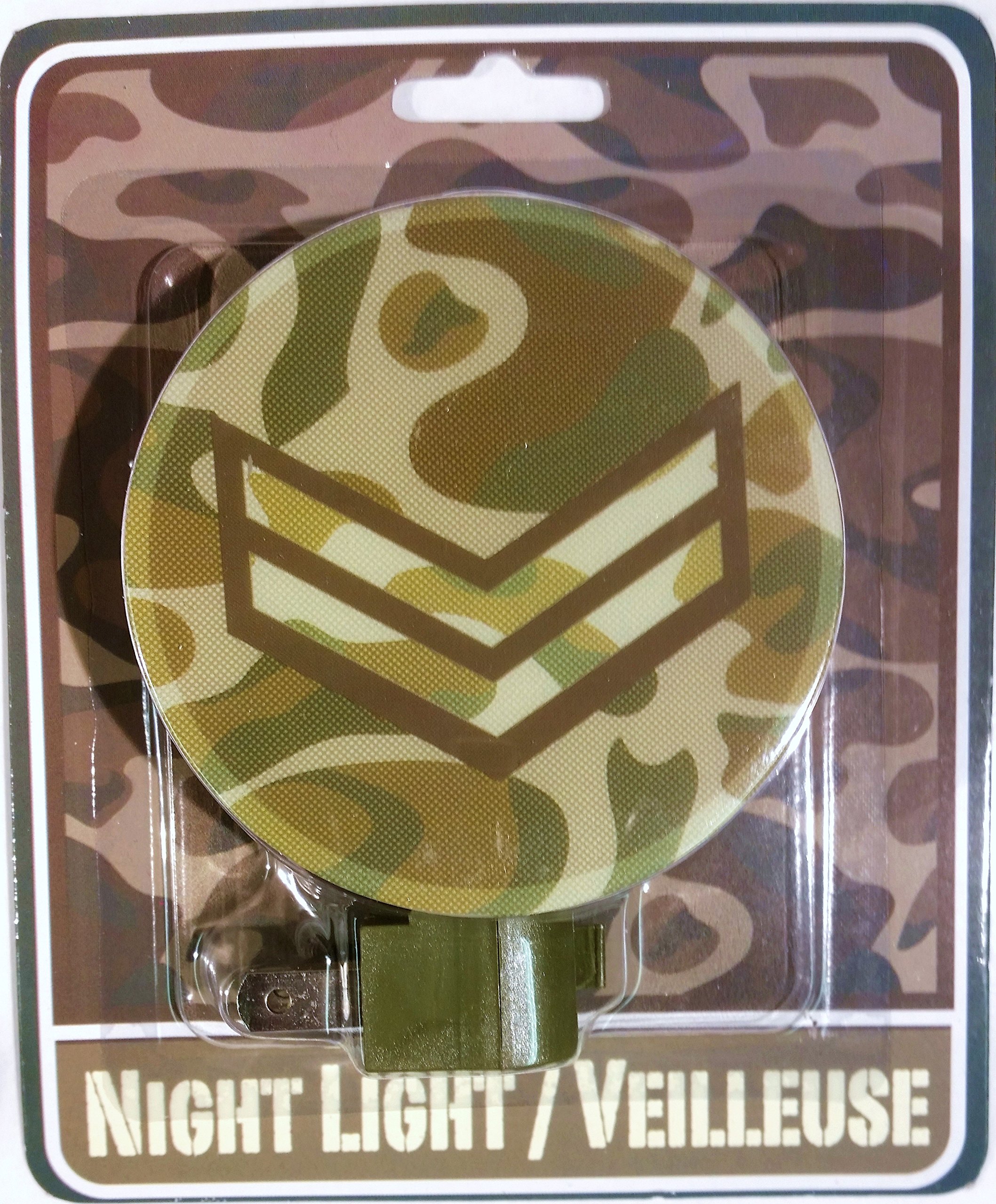 Military Camo Night Light - Portable LED Camping Light for Outdoor Adventures, Hiking, and Emergency Use