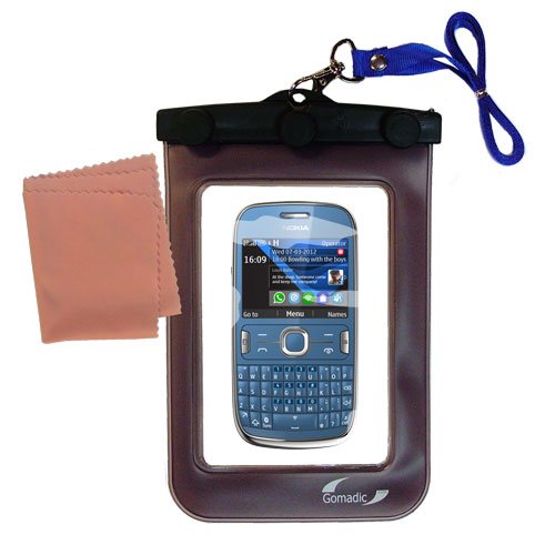 Waterproof Carrying Case for Nokia Asha 302 - IPX8 Rated Underwater Protection, Shockproof & Dustproof Phone Pouch - Keep Your Device Dry While Swimming, Kayaking or Beach Activities