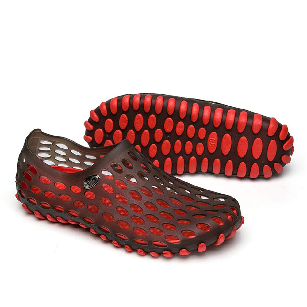 LEADER SHOW ® Men's Ultralight Hollow Sandals - Breathable Water Shoes for Summer, Beach, Pool & Outdoor Activities - Comfortable Aqua Shoes for Walking, Swimming & Travel