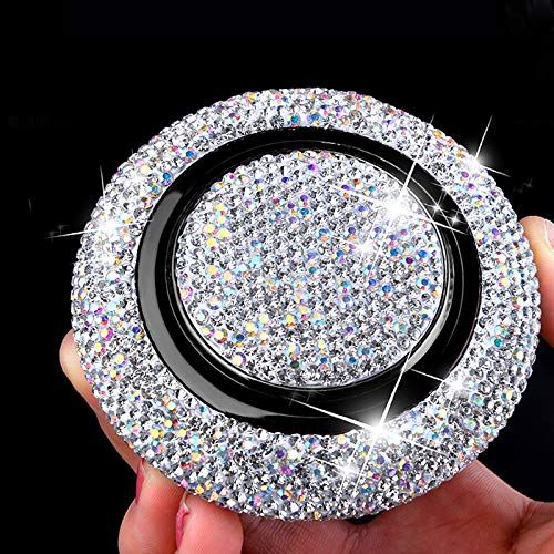 Crystal Diamond Car Air Freshener - Flying Saucer Design Car Perfume Accessories for Women | Luxury Car Decor & Interior Scent for Sedan, SUV, Office & Gift Giving