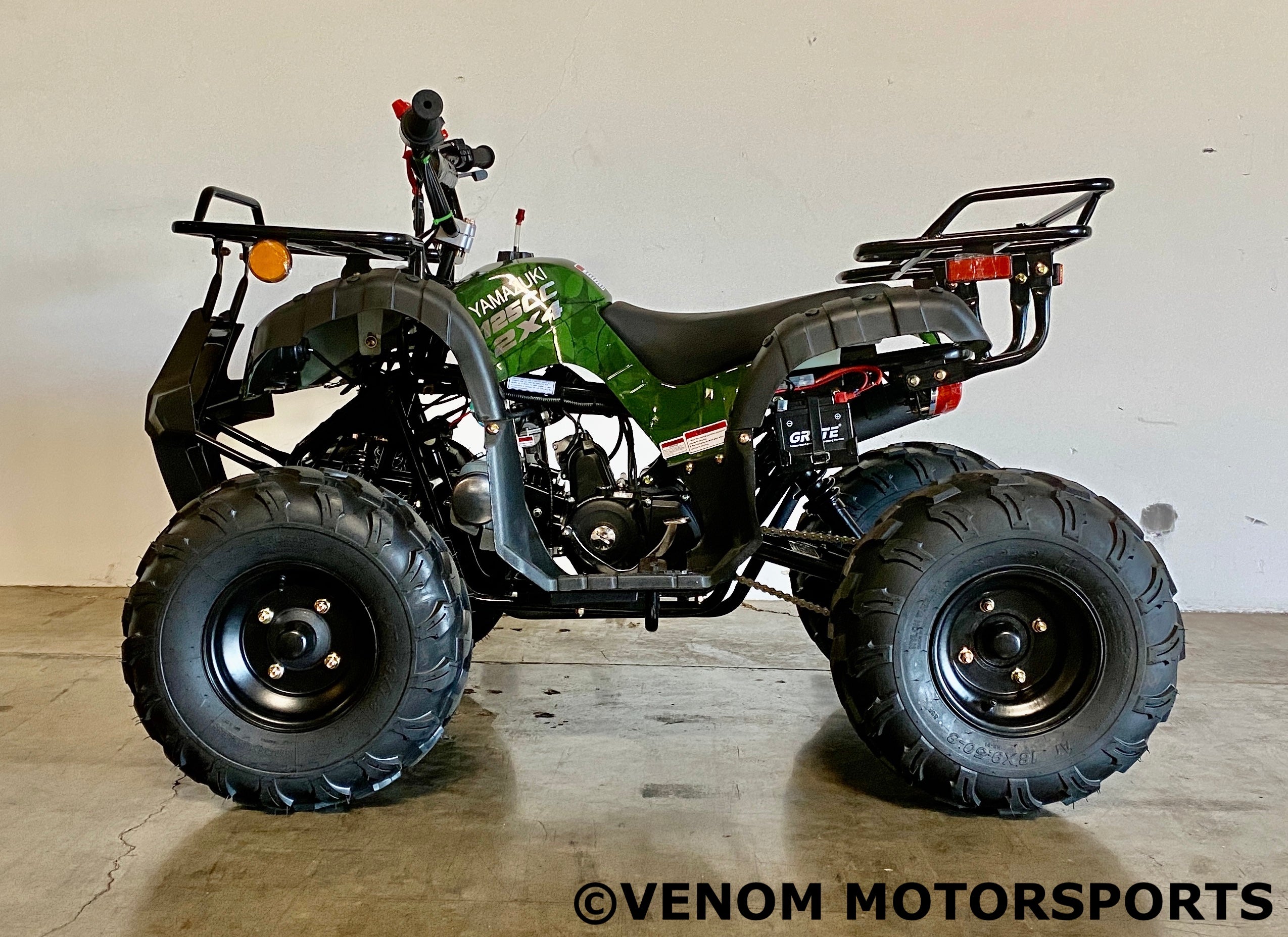 Kodiak 125cc ATV for Adults & Teens - Mid Size All Terrain Vehicle 4x4 Quad Bike | ATV 3125XR8 U2 Model | Perfect for Trail Riding, Farm Work & Off Road Adventures