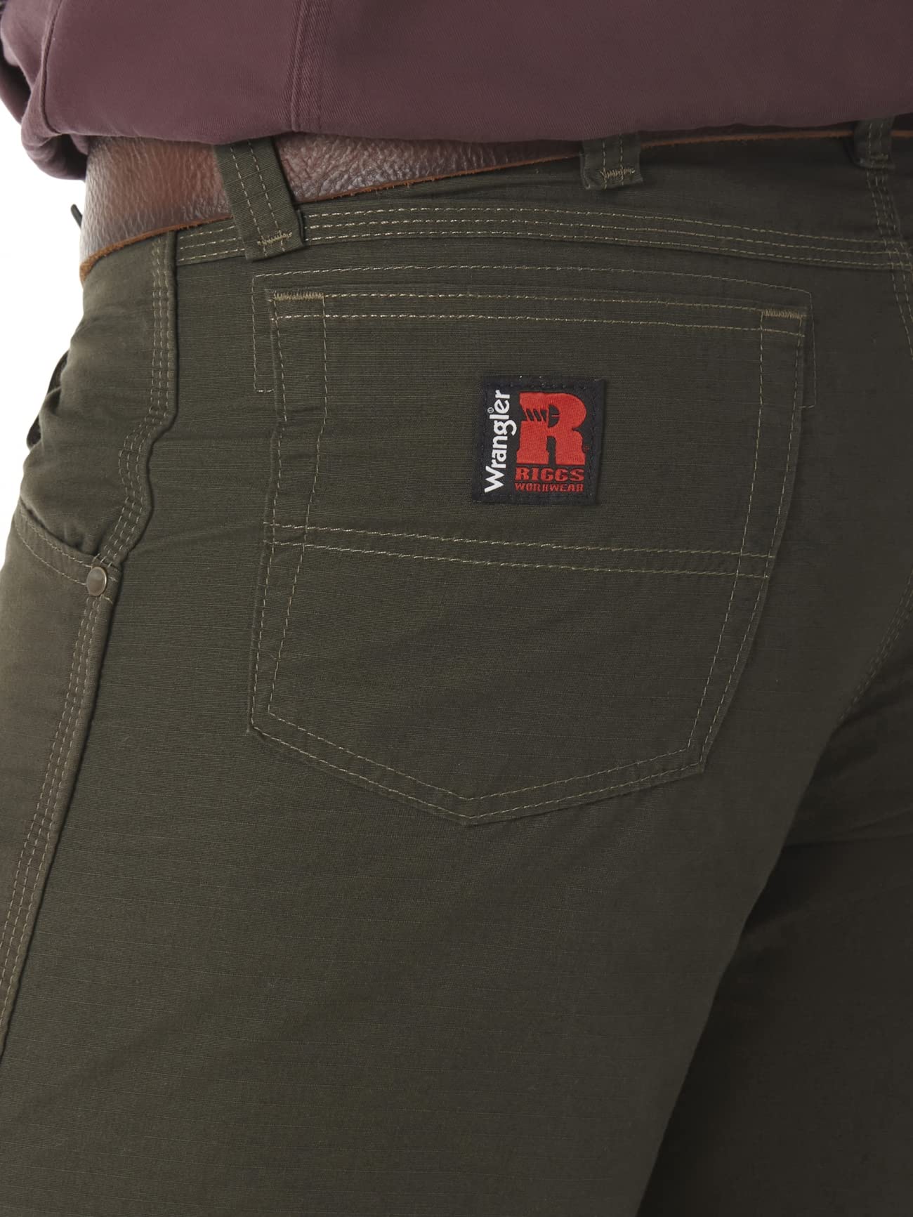 Wrangler Men's Riggs Workwear Technician Work Utility Pants - Durable & Comfortable for Construction, Carpentry & Outdoor Jobs