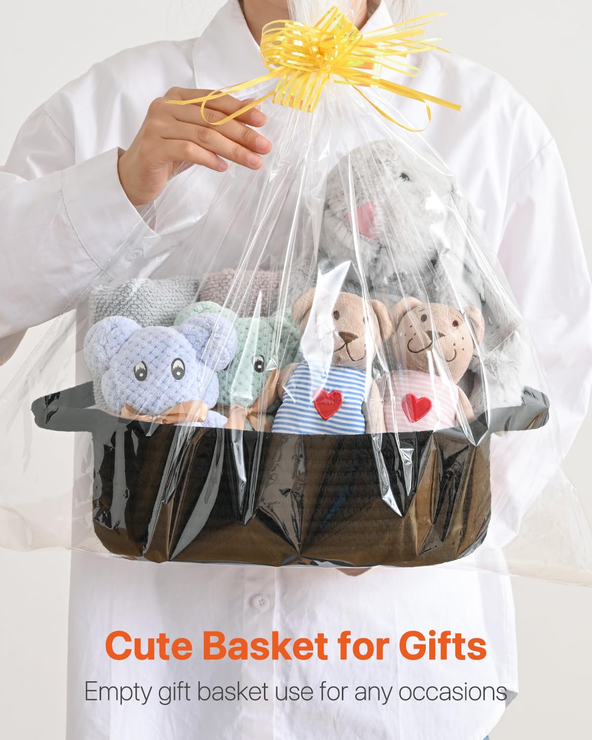 Small Woven Storage Basket Set of 3 - 12