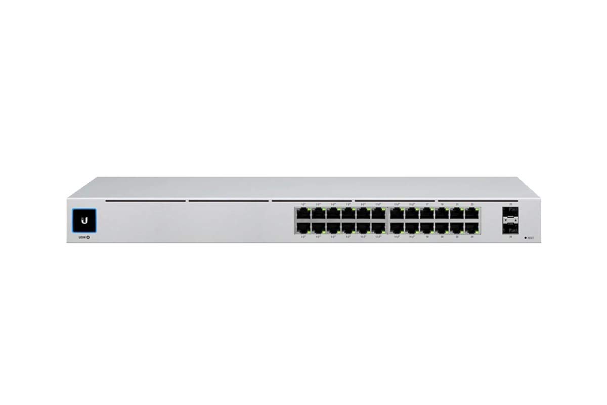 Ubiquiti USW-24-POE 24-Port Gigabit PoE+ Switch with 250W Power Budget | Network Switch for Home Office, Small Business & Smart Home Devices