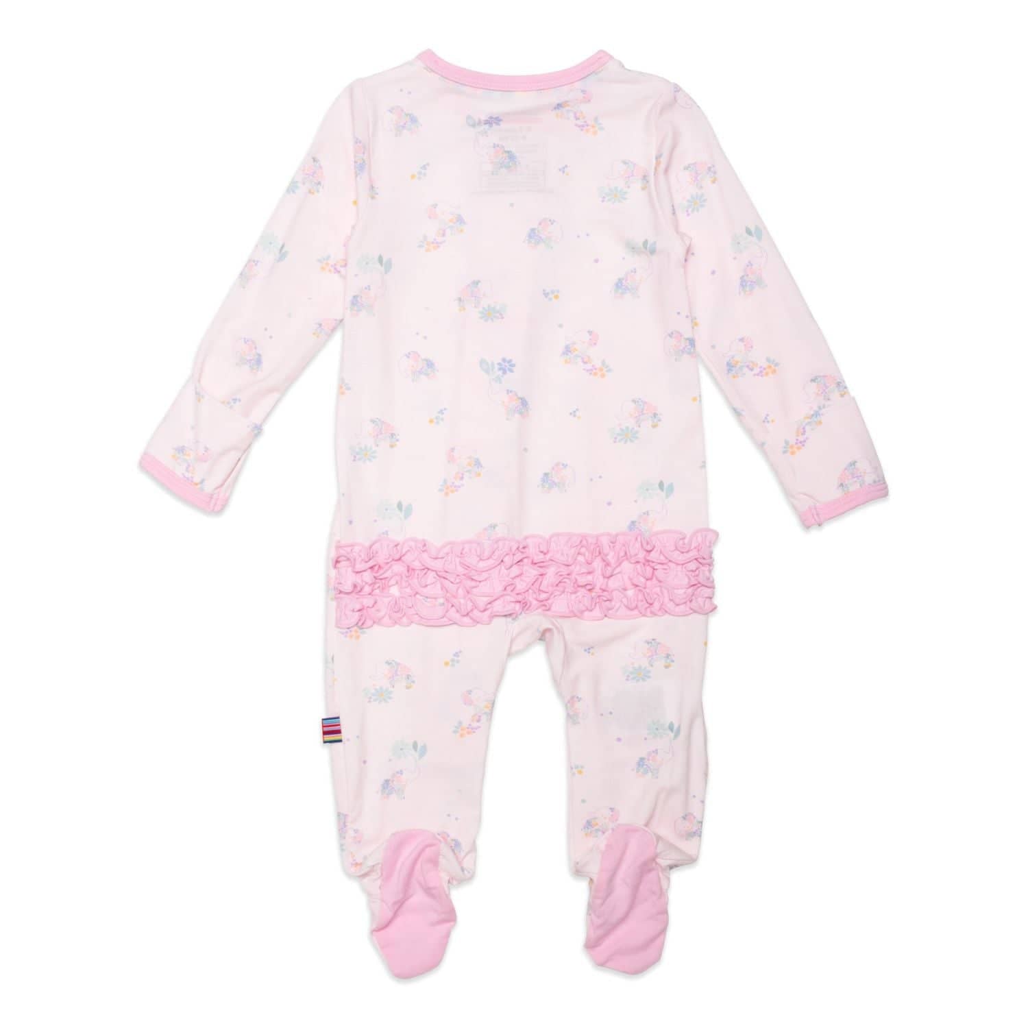 Forget Me Not Modal Magnetic Footie - Soft & Comfortable Baby Socks with Non-Slip Grips - Perfect for Newborns, Infants & Toddlers - Ideal for Playtime, Crawling & First Steps