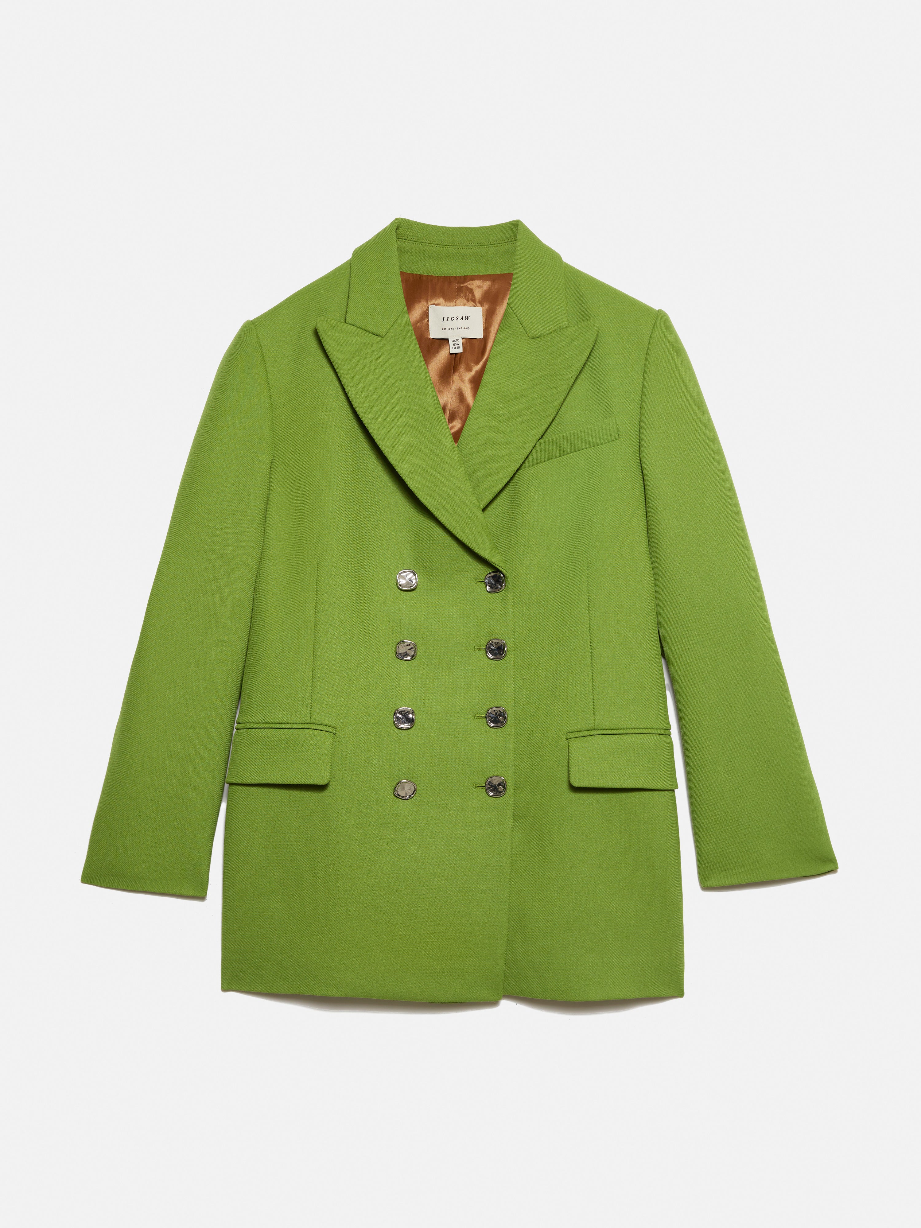 Men's Military Style Silver Button Jacket in Green - Perfect for Outdoor Adventures and Casual Wear