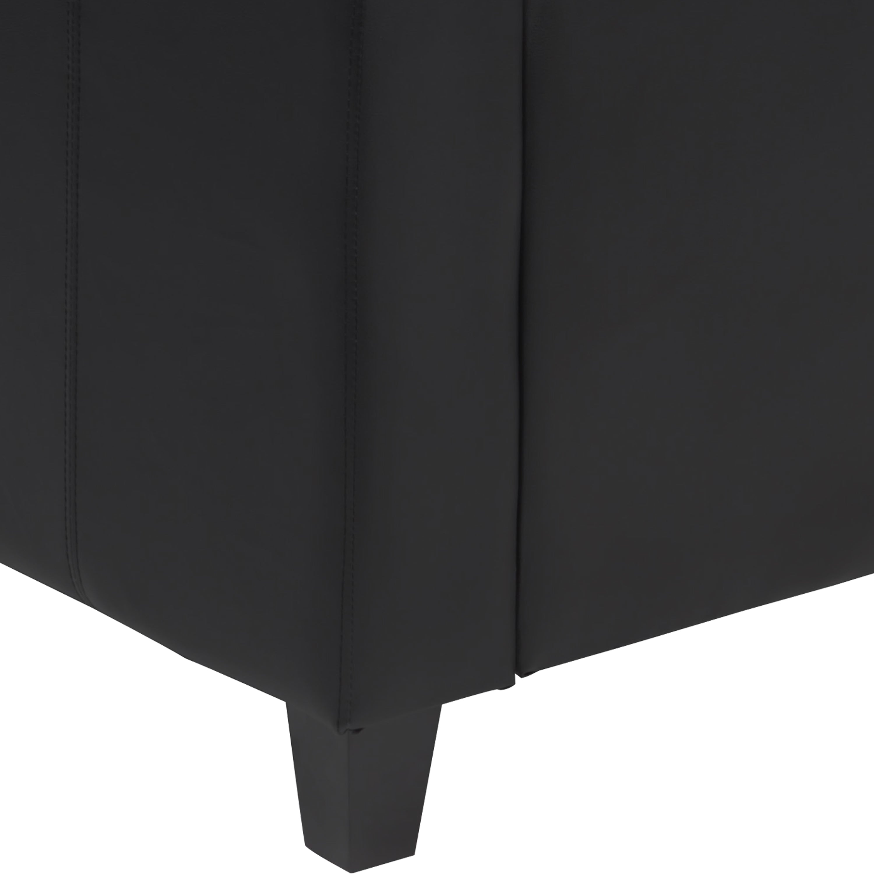 FLASH HERCULES Diplomat Series Black LeatherSoft Office Chair - Ergonomic Executive Desk Chair for Home & Business Use
