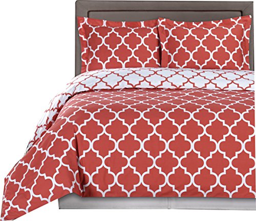 Coral/White