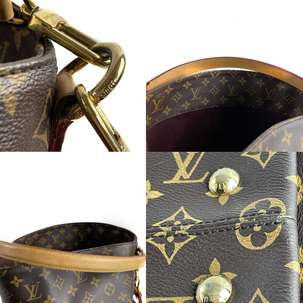 Louis Vuitton Melie Monogram Canvas Handbag - Top Handle & Adjustable Shoulder Strap Crossbody Purse for Women | Perfect for Work, Travel & Everyday Use
