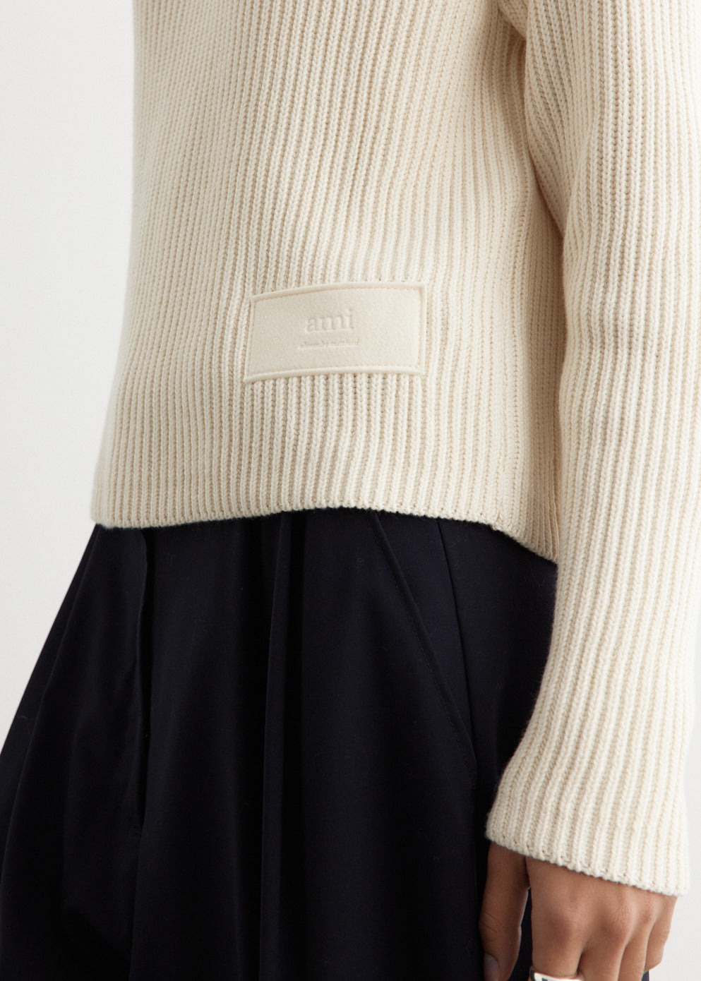 Ami Label Women's Knit Sweater - Soft & Stylish Pullover for Fall & Winter | Cozy Casual Wear for Office, Dates & Outings