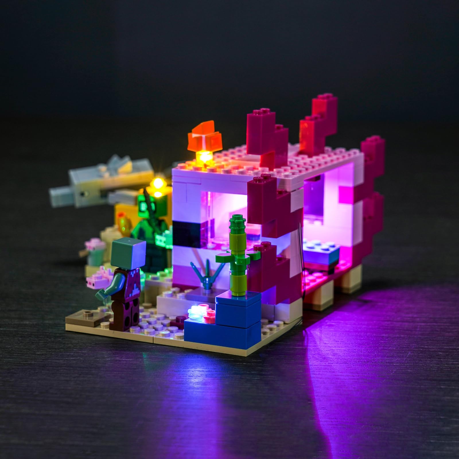 LED Light Kit for Lego The Axolotl House 21247 Building Set - Decorative Lighting Only (No Bricks Included) - Perfect for Display, Night Lights & Lego Model Enhancement