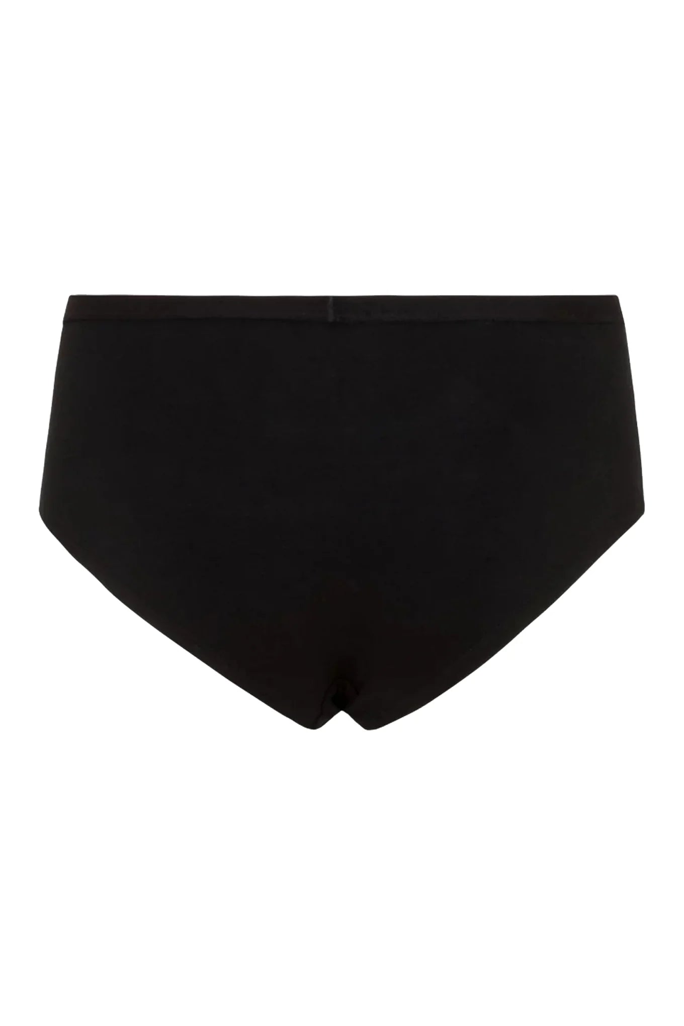 Odette Women's Organic Cotton Briefs - Soft Breathable Underwear for Everyday Comfort | Black | Perfect for Yoga, Sleeping & Daily Wear