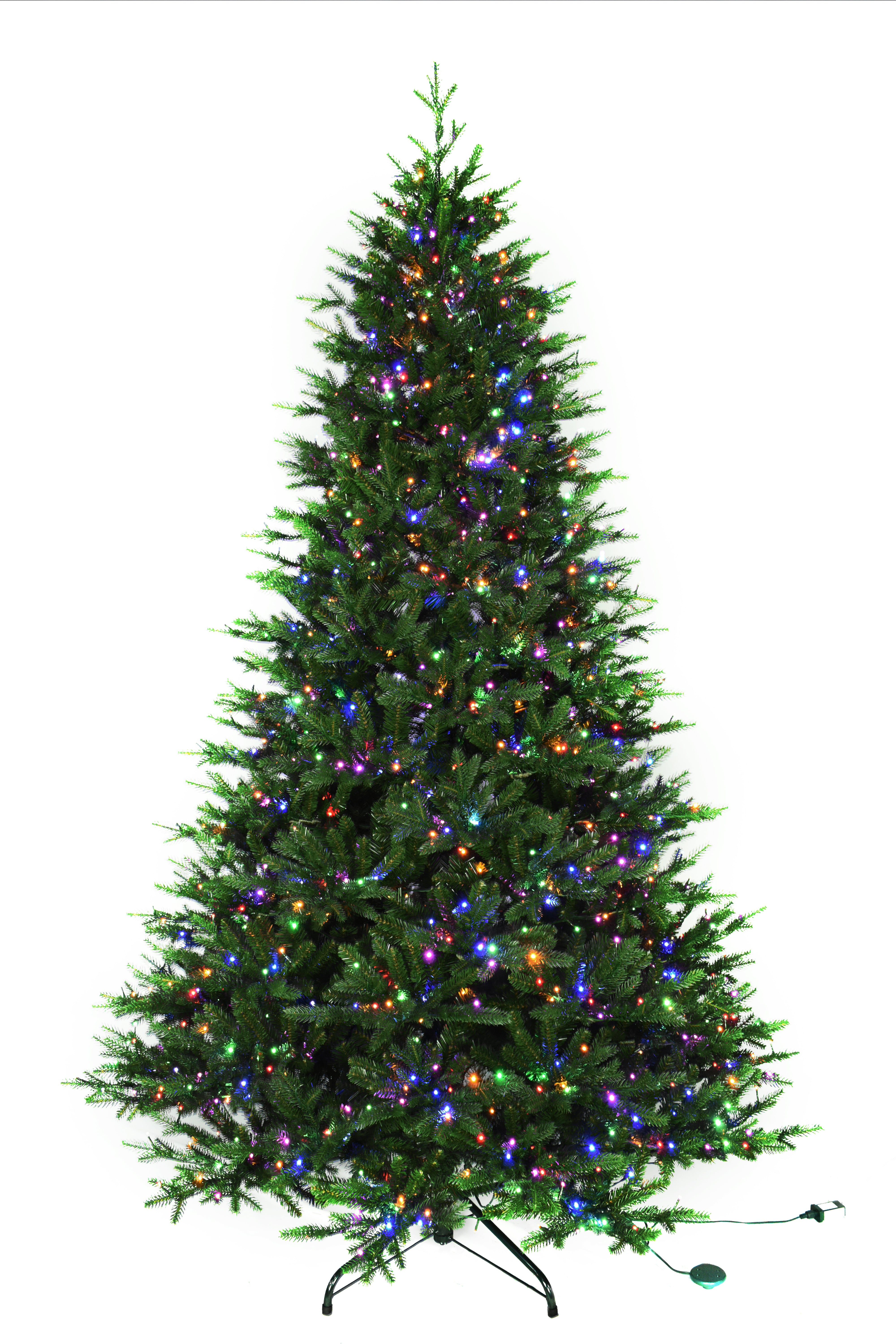7.5-Foot Supreme Frasier Starry LED PowerConnect™ Artificial Christmas Tree - Pre-Lit with Energy-Efficient Lights for Holiday Home Decor, Parties & Festive Celebrations
