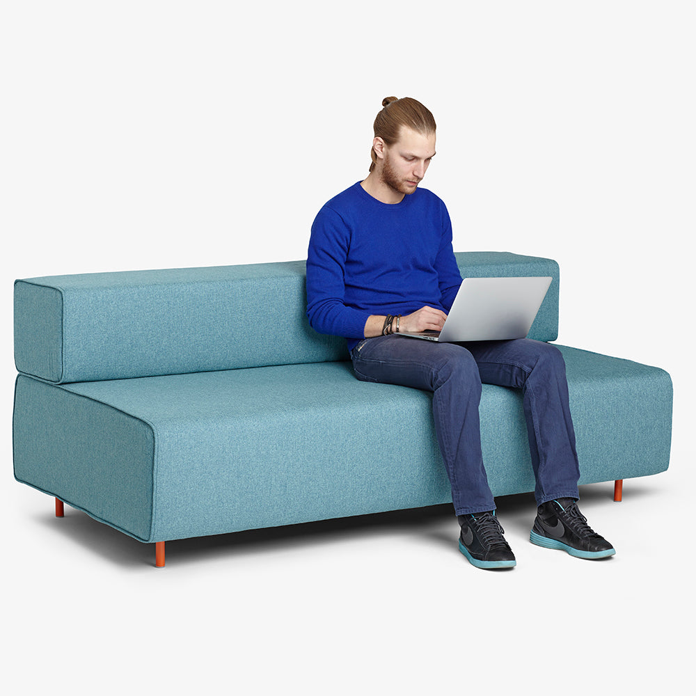 Block Party Sofa - Modern Modular Sectional Couch for Living Room, Lounge & Entertainment Spaces | Perfect for Home Theater, Game Nights & Social Gatherings