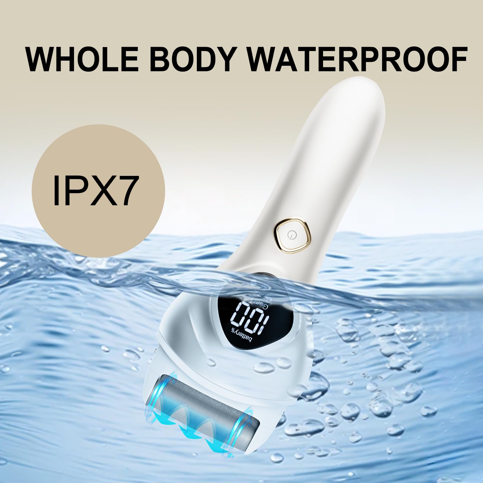 Electric Foot Callus Remover - Dual Speed Pedicure Tool for Dry, Cracked & Callused Feet | Professional Foot File & Scrubber for Smooth Skin | Perfect for Home Pedicure & Foot Care Routine