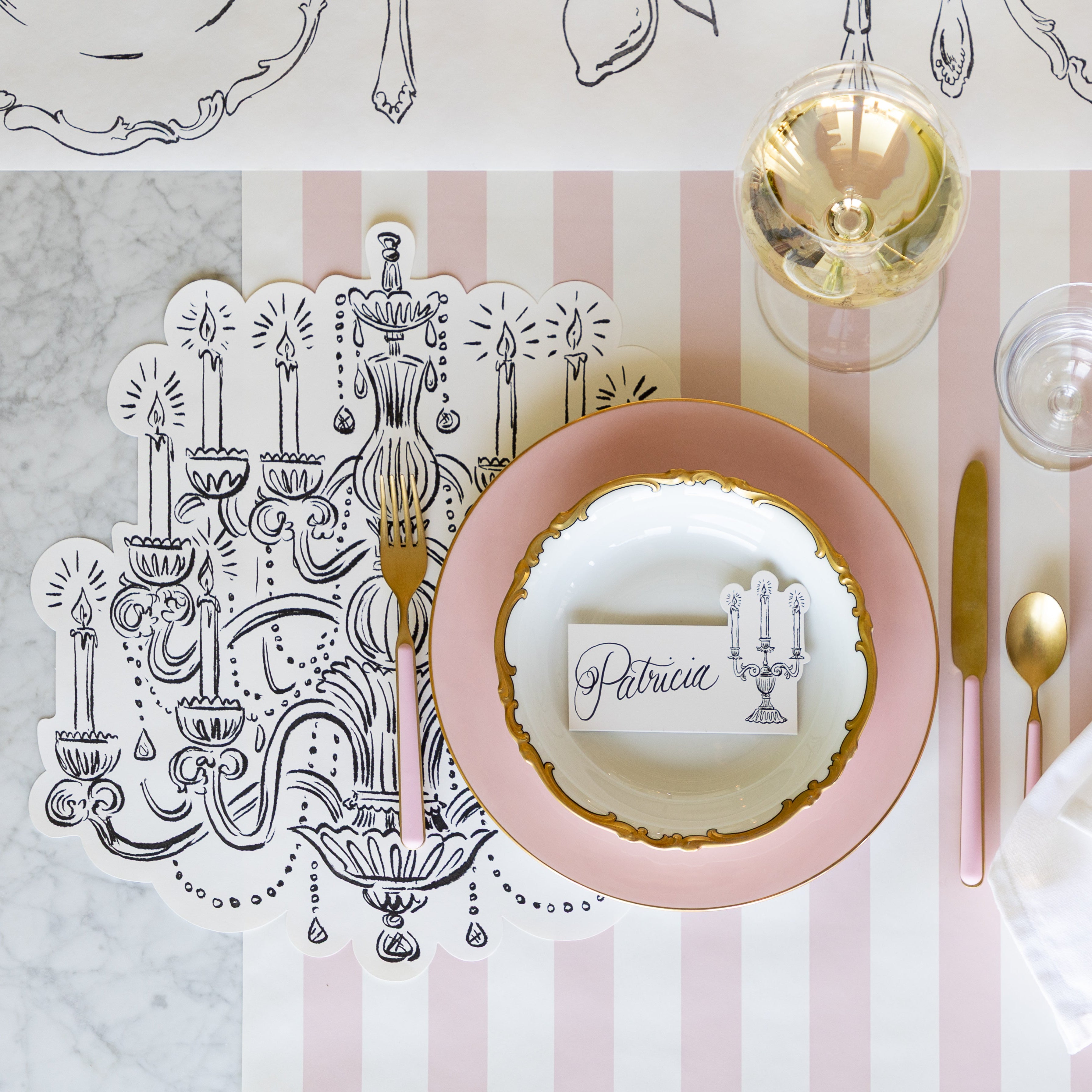 Elegant Candelabra Place Card Holders for Wedding Table Decor - Perfect for Name Cards, Seating Assignments & Special Events