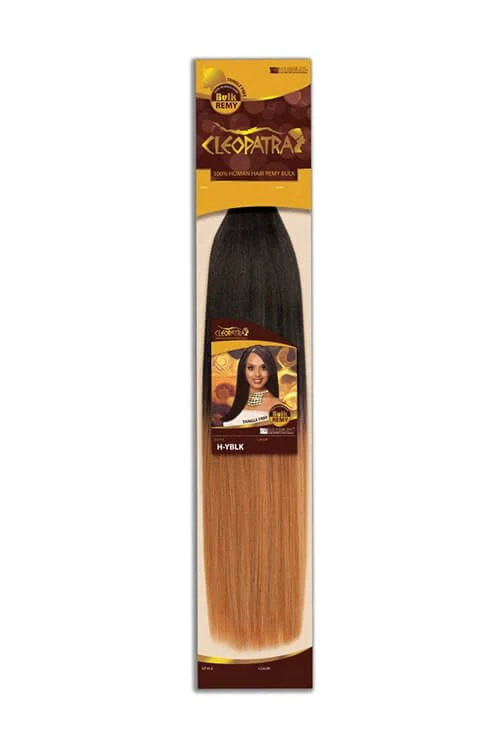 100% Human Remy Hair Extensions - CLEOPATRA YAKI Bulk 18
