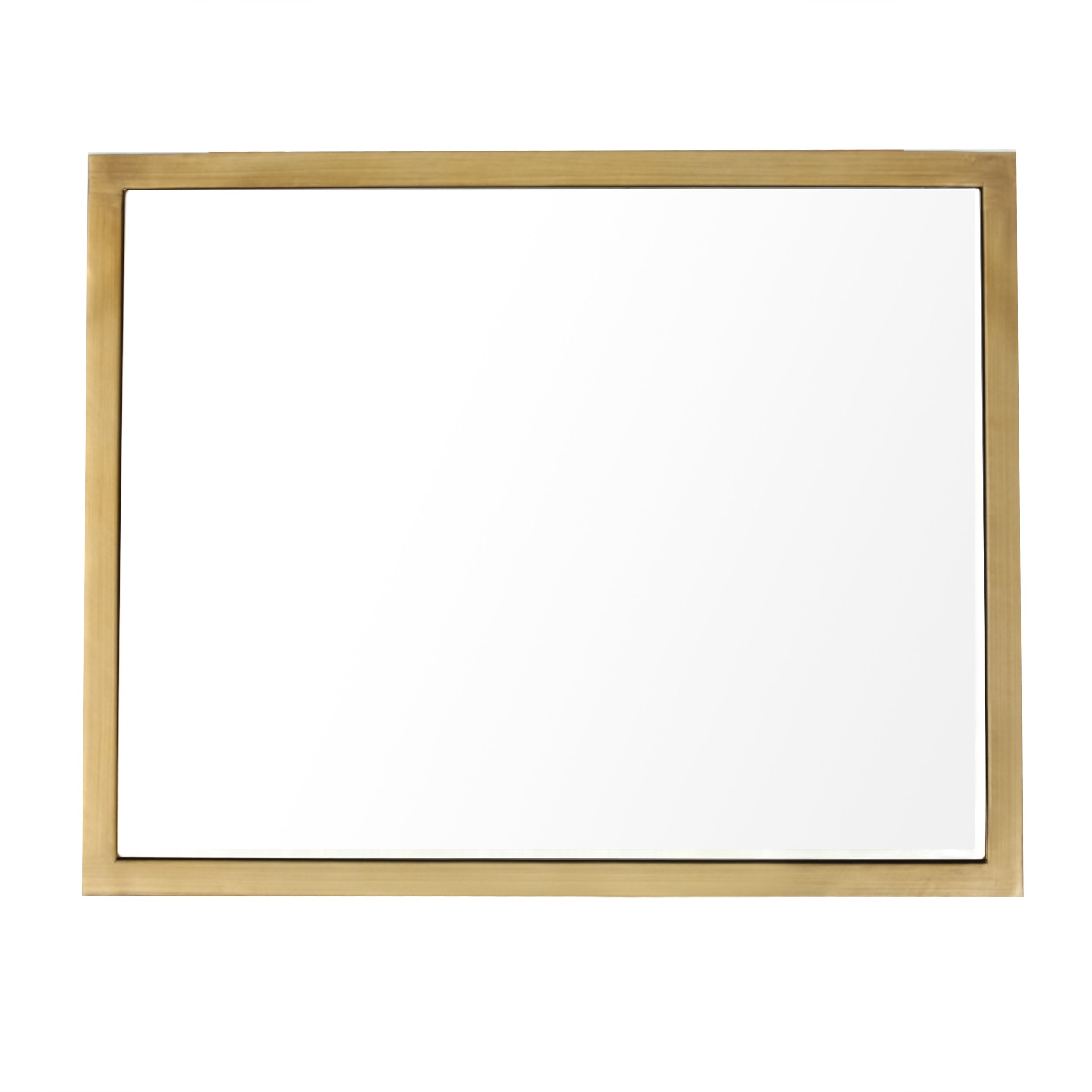 Christopher Knight Home Siryen Modern Mirror Finished Side Table with Gold Iron Accents - Clear/Gold - Perfect for Living Room, Bedroom & Entryway Decor