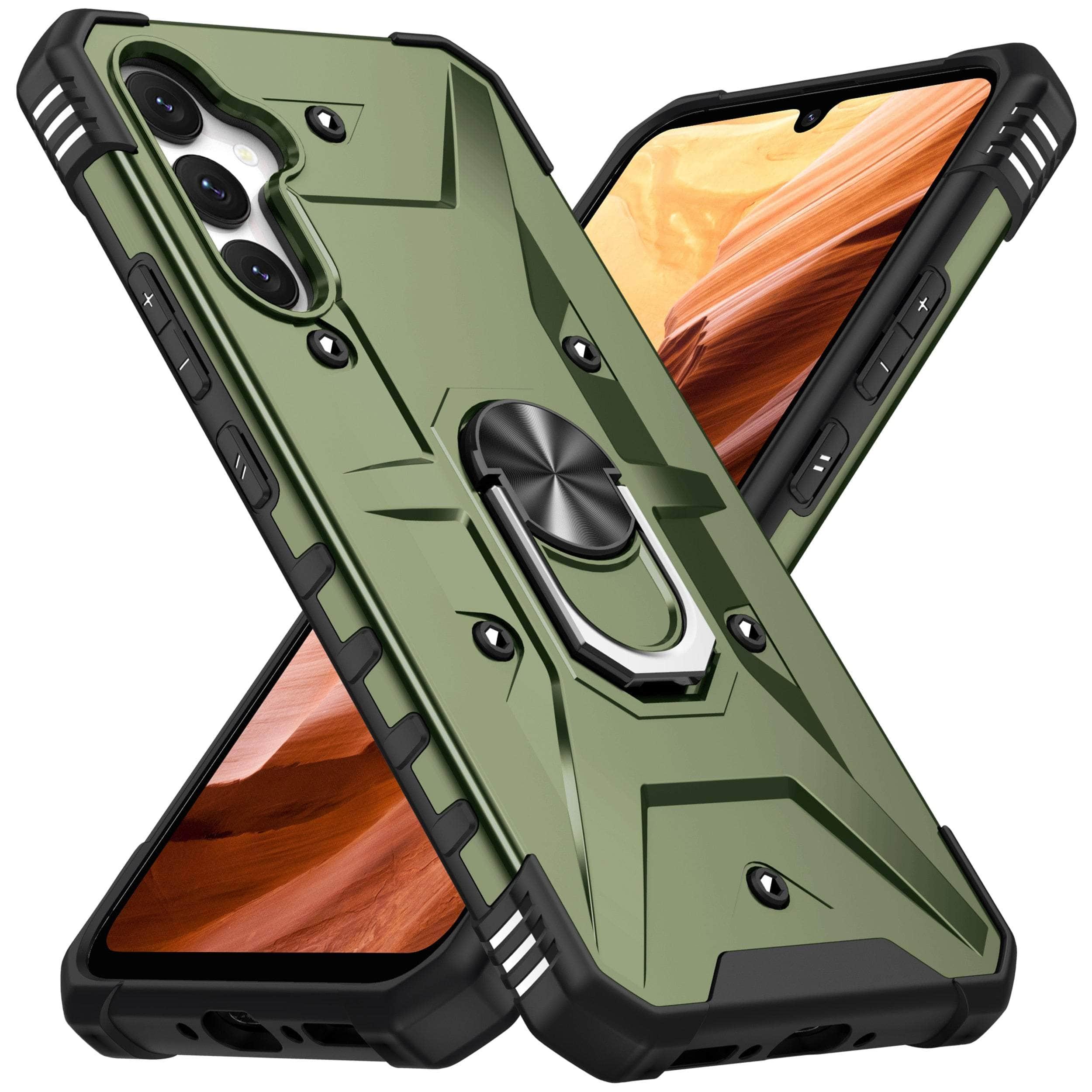 Anti-Slip Finger Ring Phone Case for Samsung Galaxy A14 - Secure Grip for Workouts, Running & Daily Use