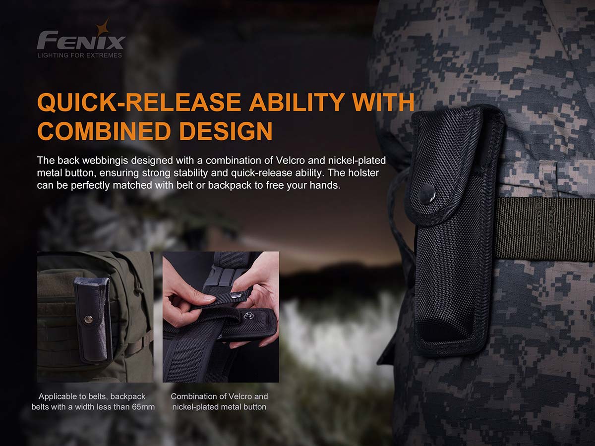 Fenix ALP 10 Tactical Duty Holster - Premium Gun Holster for Concealed Carry | Durable & Comfortable Pistol Holder for Law Enforcement, Military & Outdoor Use