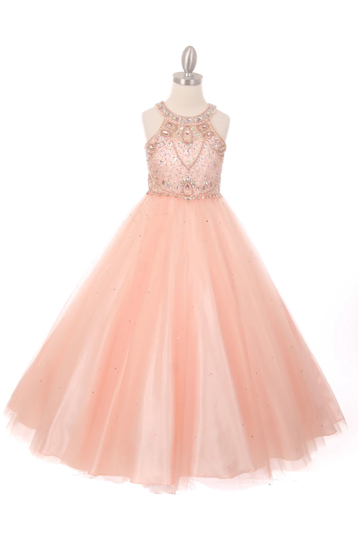 Elegant Ball Gown Dress for Women - Formal Evening Gown with Flowy Skirt (Style 5027) | Perfect for Prom, Wedding, Quinceañera & Black Tie Events