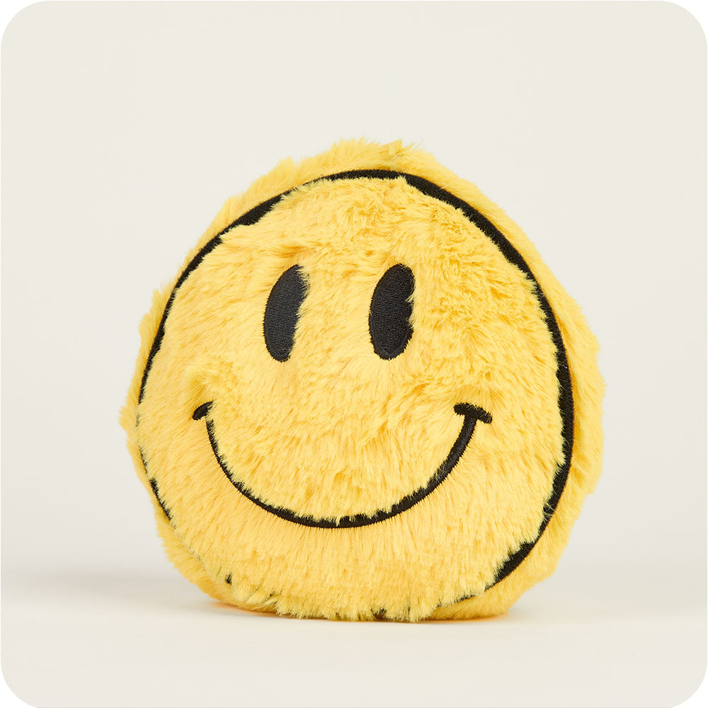 Smiley Face Warmies Junior - Microwaveable Plush Heating Pad for Kids - Perfect for Soothing Aches, Stress Relief & Comfort at Home or Travel