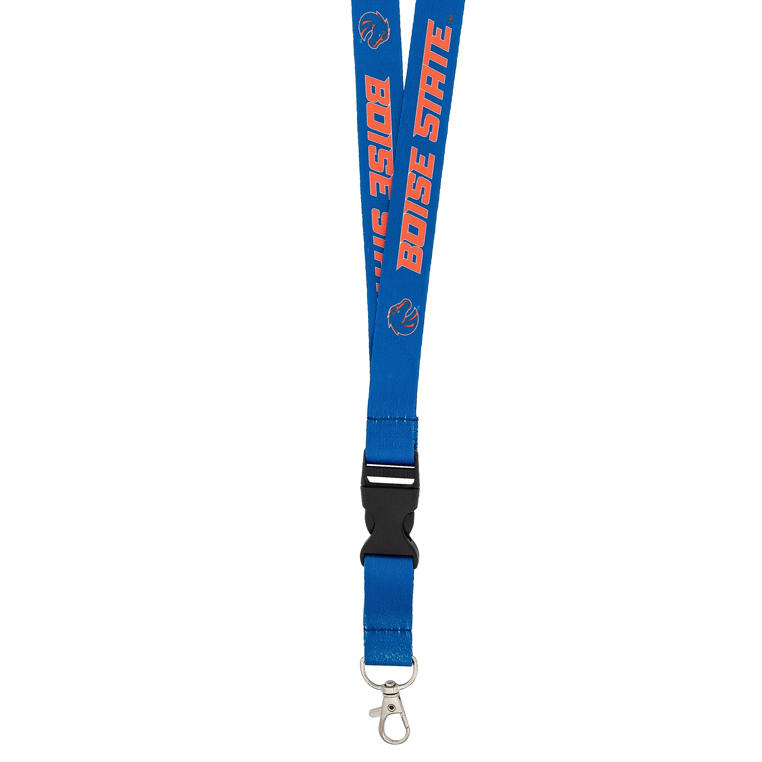 BSU Broncos Keychain Lanyard - Detachable Breakaway for Keys & ID Badge (Blue) - Perfect for School & Work