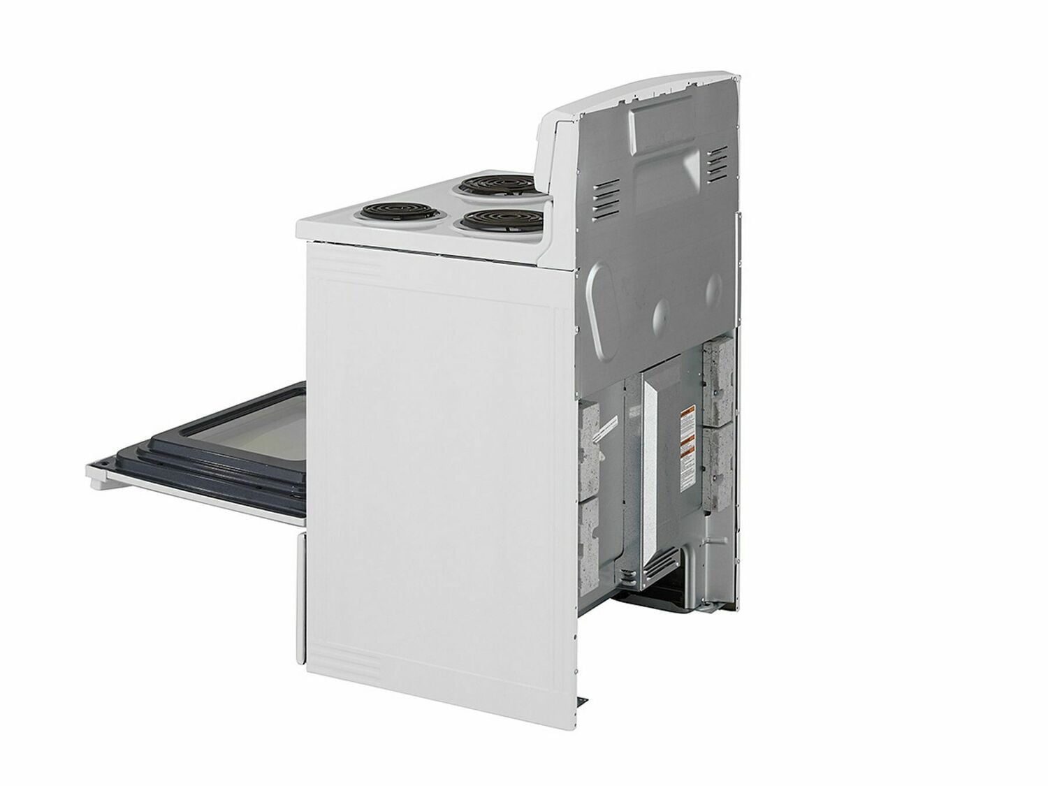 Amana ACR4503SFW 30 Inch Electric Range with Self-Cleaning Option - White | Freestanding Kitchen Stove for Home Cooking & Baking